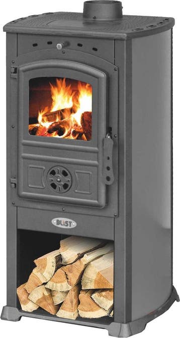 BLIST Modena Houtkachel | Gietijzer | 7.3kW | Scherpe Prijs, Hoog rendement (Hr), Minder dan 60 cm, Ophalen of Verzenden, 80 cm of meer