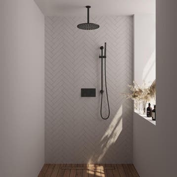 Brauer Black Edition Thermostatische Regendoucheset Inbouw -, Ophalen of Verzenden, Nieuw