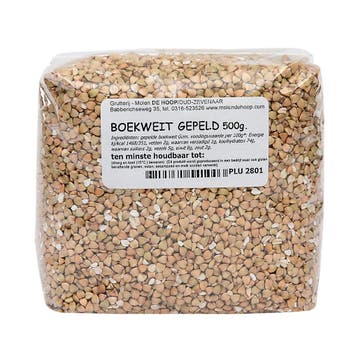 Molen de Hoop Boekweit gepeld (boekweitkorrels) 500g, Verzenden, Nieuw