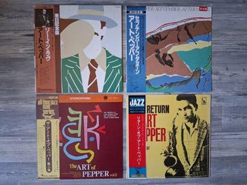 Art Pepper - Lots of 4 Great Art Pepper Albums, Japanese, Nieuw in verpakking
