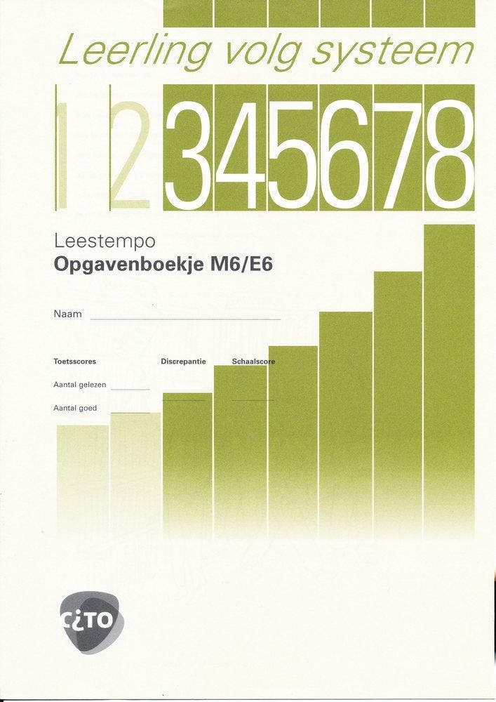 CITO/LOVS Leestempo Opgavenboekje M6/E6 (per stuk), Boeken, Schoolboeken, Nieuw, Verzenden