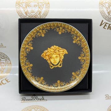 Rosenthal - Versace - Bord - Teller flach 10 cm Baroque Nero