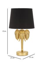 TAFELLAMP OLIFANT CM Ø 25X43, Ophalen of Verzenden, Nieuw