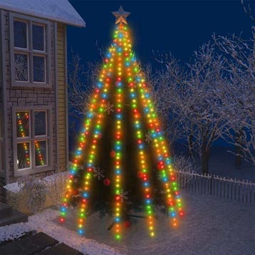 vidaXL Kerstboomverlichting 500 LEDs meerkleurig, Verzenden, Nieuw, Kunststof