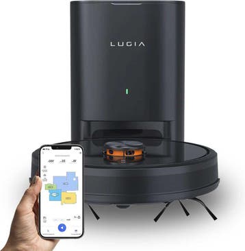 Lugia G7 Robotstofzuiger met Dweilfunctie en leegstation, Ophalen of Verzenden, Zo goed als nieuw
