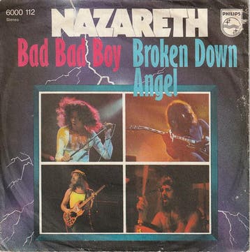 vinyl single 7 inch - Nazareth - Bad Bad Boy / Broken Dow..., Verzenden, Zo goed als nieuw, 7 inch, Pop