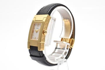 Versace - Versace Rectangular Dress Watch - Zonder, Nieuw