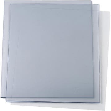Hard folie, A4, vel 210x297 mm, dikte 190 my, 5 vel/ 1 doos, Nieuw