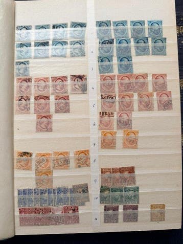 Stockboek - Nederland 1852/1949, Postzegels en Munten, Postzegels | Nederland, Gestempeld
