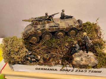 Tamiya 1:35 - Model militair voertuig - Sd.Kfz.234/3 75mm e, Nieuw
