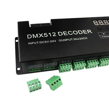 DMX controller voor led strips 24 kanaals, Verzenden, Nieuw