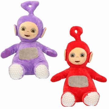 Teletubbies knuffels Tinky Winky en Po - pluche - 34 cm, Verzenden, Nieuw