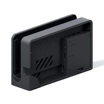 Nintendo Switch OLED Dock Zwart Origineel, Ophalen of Verzenden, Zo goed als nieuw