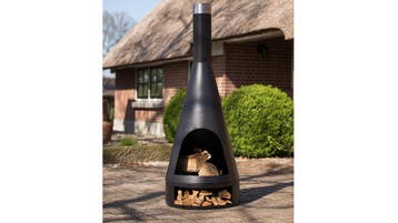 Kingston Vuurhaard Large Black Grote Buitenhaard, Verzenden, Nieuw