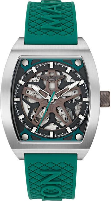 Aston Martin MTRT1F501 Thrill automatisch skeleton horloge, Overige merken, Overige materialen, Verzenden, Polshorloge