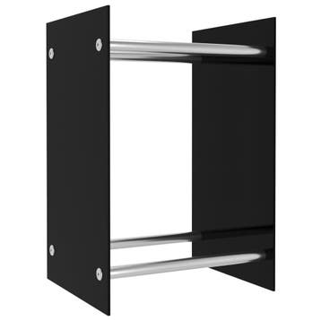 Houtrek 60cm glas zwart | retourdeal 34% korting, Huis en Inrichting, Ophalen of Verzenden, Zo goed als nieuw, Vrijstaande haard