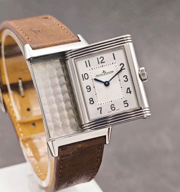 Jaeger-LeCoultre - Reverso Classic Medium Thin Silvered Grey, Nieuw