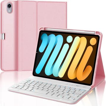 Beschermhoes ipad mini 7 azerty | retourdeal 48% korting, 8 inch, JADEMALL, Bescherming voor- en achterkant, Ophalen of Verzenden