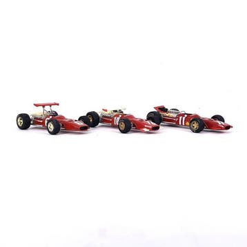 Brumm 1:43 - Modelauto (3) - 3 Vintage Formula 1 diecast, Nieuw