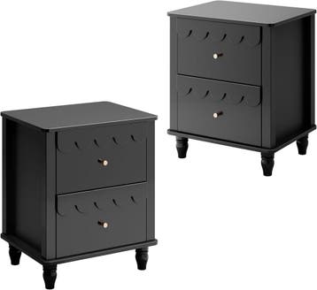 Nachtkastje set van 2 - Bijzettafel - Opbergkastje - 50x40x6, Huis en Inrichting, Slaapkamer | Nachtkastjes, Verzenden, Zo goed als nieuw