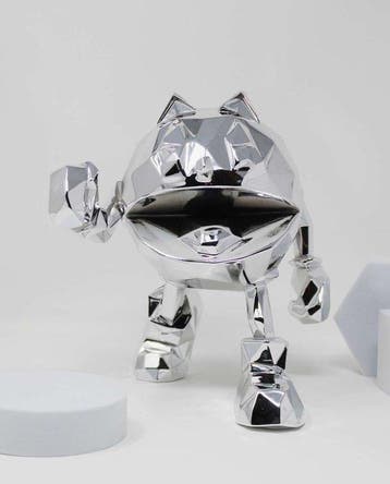 Richard Orlinski (1966) - PAC-MAN x Orlinski Édition Silver, Antiek en Kunst