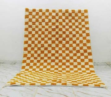 Berber - Tapijt - 230 cm - 155 cm - Tapijt met ruitjes - met