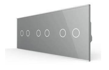 Livolo Glazen Lichtknop | 6-voudig Touch Puls Schakelaar |, Ophalen of Verzenden, Nieuw, Schakelaar