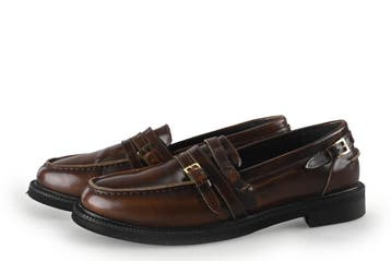 Stefano Lauran Loafers in maat 38½ Bruin, Kleding | Dames, Bruin, Verzenden, Overige typen, Zo goed als nieuw