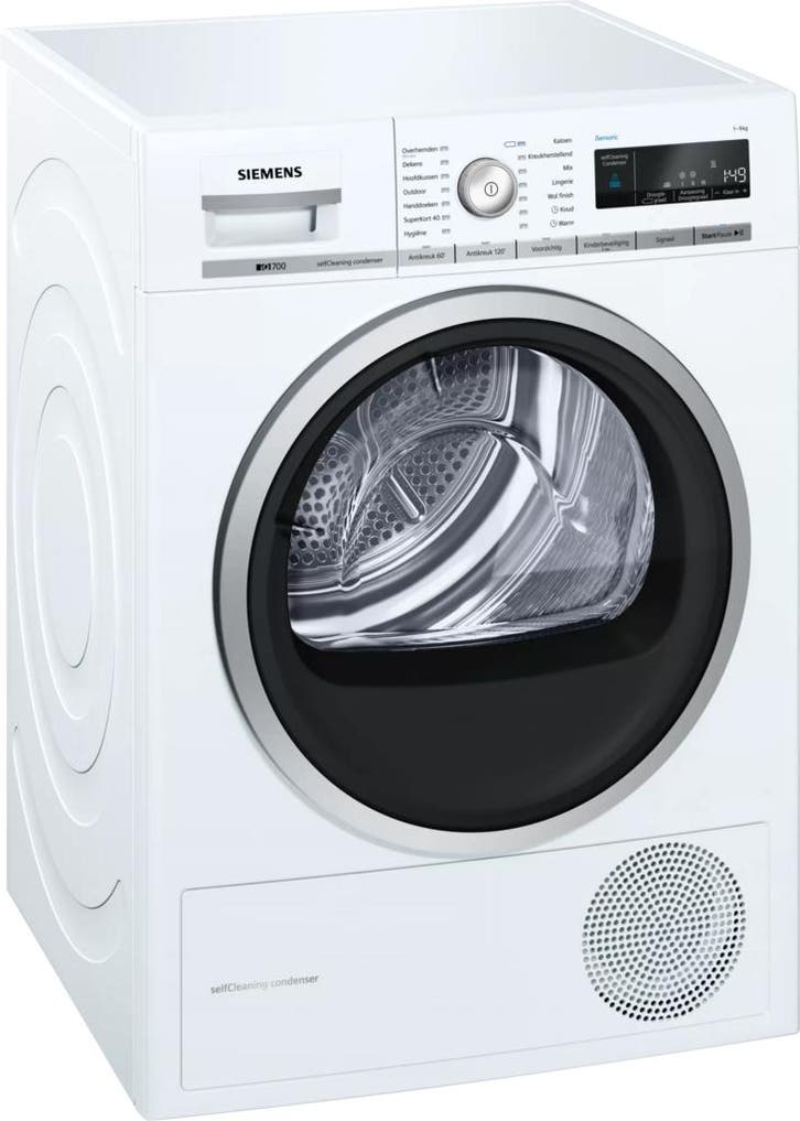 Siemens Wt47w563nl Warmtepompdroger 9kg, Witgoed en Apparatuur, Wasdrogers, Zo goed als nieuw, Voorlader, 85 tot 90 cm, Ophalen of Verzenden