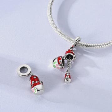 925 Zilveren Bedel - Mode Hanger voor Dames Armbanden, Verzenden, Nieuw