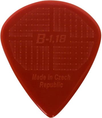 Janicek Picks D-Grip Jazz B plectrum 1.18 mm 6-pack, Ophalen of Verzenden, Nieuw, Elektrische gitaar