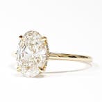 Zonder minimumprijs - Ring - 14 karaat Geel goud - 3.12ct., Nieuw