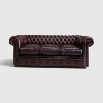 Chesterfield style - Sofa - Leder, Hout - Chesterfield Club