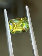 1 pcs Geel, Groen Alexandriet - 1.12 ct - International, Nieuw