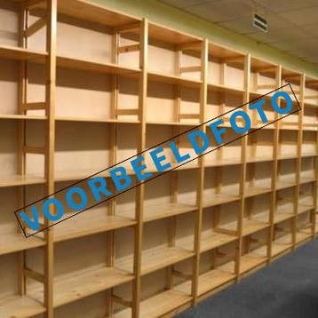 Lundia houten legbord stellingkast - 219x505x30 cm, Ophalen of Verzenden