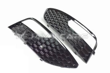 RS3 Look Mistlamp rooster Piano Black Edition voor Audi A3 8, Ophalen of Verzenden