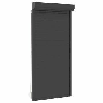 vidaXL Roljaloezie Antraciet 100 x 210 cm Aluminium en, Verzenden, Nieuw