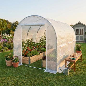 Grote Kas 10m2 | Metaal | Premium | OP=OP, Staal, Folie, Ophalen of Verzenden, Kweekkas