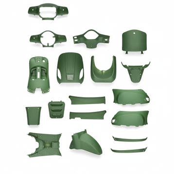 Kappenset - 18-Delig - AGM VX50 - BTC Riva - Mat Army Green, Fietsen en Brommers, Ophalen of Verzenden, Nieuw