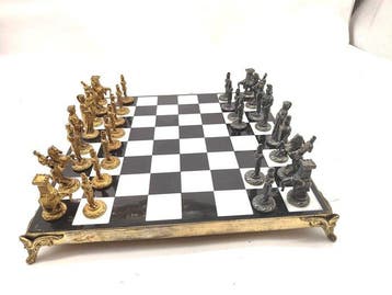 Schaakspel - Luxe verzamelchessset met schaakstukken van