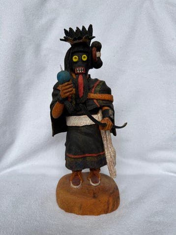 Hopi Kachina - Ronald Honanie - Krijgerin (He-e-e) - Hopi -, Antiek en Kunst