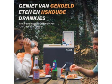 KOEL Crate Dual 38 - Compressor Koelbox 12V en 230V - Koelen, Caravans en Kamperen, Verzenden, Zo goed als nieuw