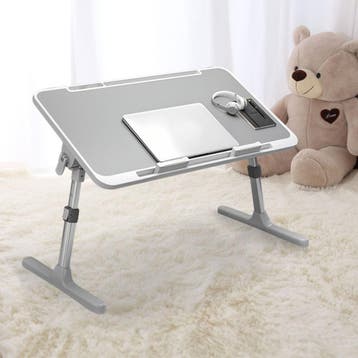 Opklapbaar Laptopbureau Verstelbaar Bedtafel Ergonomisch, Verzenden, Nieuw