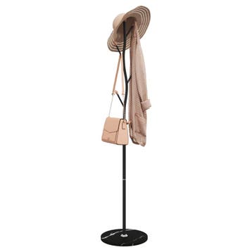 vidaXL Kapstok 177 cm gepoedercoat ijzer zwart, Huis en Inrichting, Verzenden, Nieuw