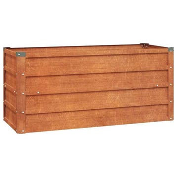 Verhoogde Moestuinbak Cortenstaal - Retourdeal - 52% korting, 100 cm of meer, Balkon, Ophalen of Verzenden, Zo goed als nieuw