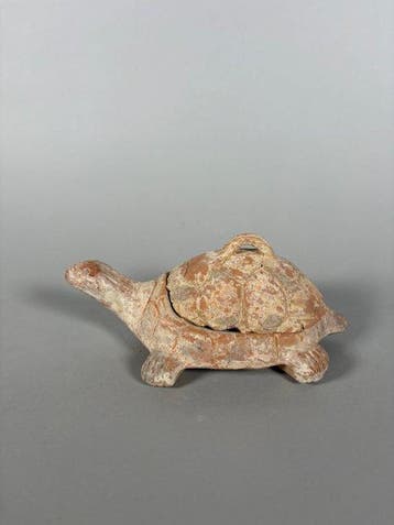 Oud-Chinees, Han-dynastie Terracotta Pierre heeft inkt in de