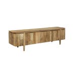 Tv-meubel Mangohout Ovalis 180 cm, Verzenden, Nieuw, Overige houtsoorten, Industriële meubels
