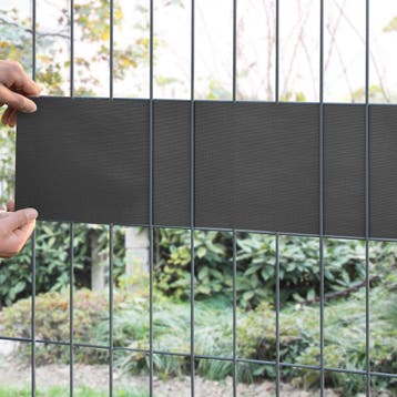 [en.casa] Privacyfolie voor hek 35 m antracietgrijs mat RAL, Tuin en Terras, Verzenden, Nieuw