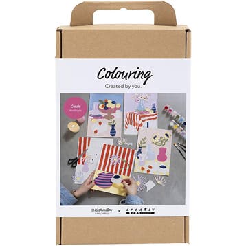titHobbyset Kleuren, Collage, 1 doos, Doe-het-zelf en Verbouw, Schildersmaterialen, Nieuw
