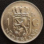 Nederlandse zilveren Gulden 1956, Verzenden, Koningin Juliana, Losse munt, Zilver